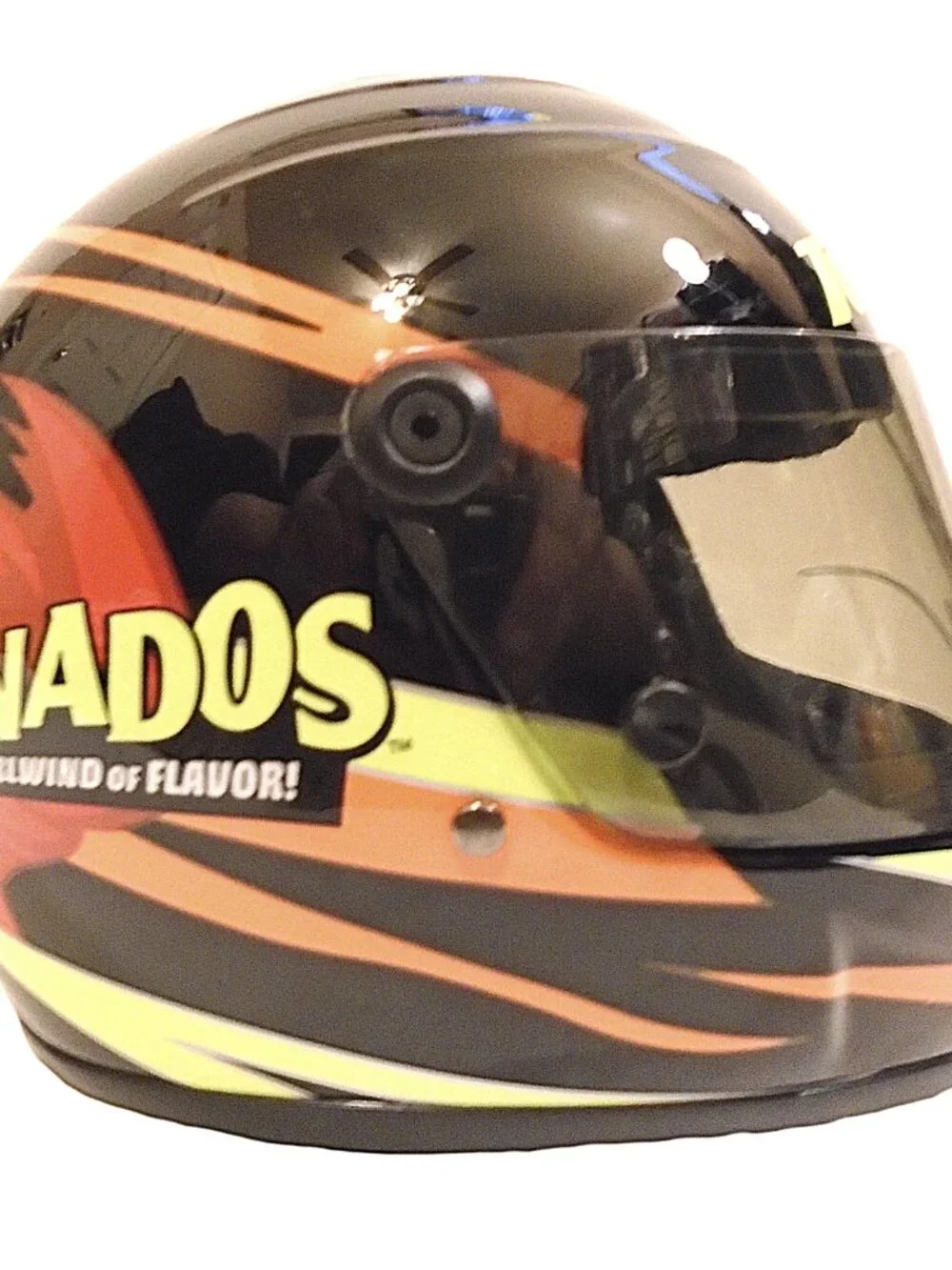 Ryan Newman Signed Tornados NASCAR 1/3 Scale Mini Helmet Proof COA